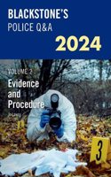 Blackstone's Police Q&a's 2024 Volume 2: Evidence and Procedure