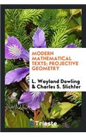 Projective Geometry
