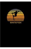 Whitefish: Montana Notebook For Work, Home or School With Lined College Ruled White Paper. Note Pad Composition Journal For Skiing Fans. Back To School Note Bo