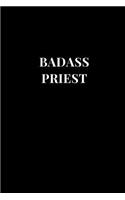 Badass Priest: (Funny Notebooks)