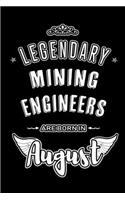 Legendary Mining Engineers are born in August