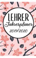 Lehrer Jahresplaner 2019 / 2020: Lehrerkalender 2019 2020 - Lehrerplaner A5, Lehrernotizen & Lehrernotizbuch für den Schulanfang