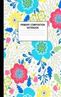 Primary Composition Notebook: Handwriting Practice Book for Kids Grades K-2 - Lovable Preschool, Kinder, 1st and 2nd Grade Writing Journal School Exercise Workbook with Picture a