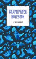 Graph Paper Notebook 1/2 Inch Squares
