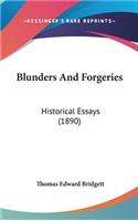 Blunders And Forgeries