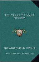 Ten Years Of Song