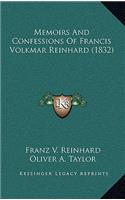 Memoirs and Confessions of Francis Volkmar Reinhard (1832)