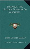 Towards the Hidden Sources of Masonry