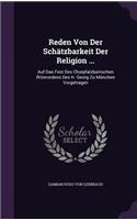 Reden Von Der Schätzbarkeit Der Religion ...