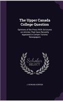 The Upper Canada College Question