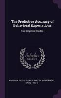 Predictive Accuracy of Behavioral Expectations