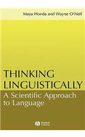 Thinking Linguistically