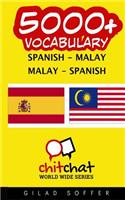 5000+ Spanish - Malay Malay - Spanish Vocabulary