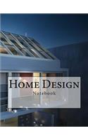 Home Design Notebook: Notebook with 150 lined pages