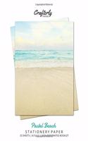 Pastel Beach Stationery Paper