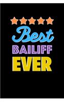 Best Bailiff Evers Notebook - Bailiff Funny Gift