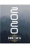Notebook 2020: Blank Notebook & Journal: Blank Notebook for Class of 2020 Seniors, 2020 Graduation Gift, Lined Journal (8.5" x 11") 120 Pages, Notebook for Writing