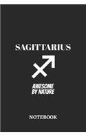 Sagittarius Awesome by Nature Notebook: 6x9 inches - 110 dotgrid pages - Greatest Zodiac Sign Journal - Gift, Present Idea