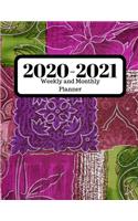 2020-2021 Weekly and Monthly Planner