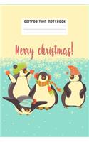 Composition Notebook Merry Christmas