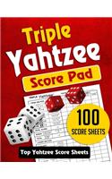 Triple Yahtzee Score Pad