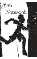 Fun Notebook: Boys Books - Mini Composition Notebook - Ages 6 -12 - Run for Something