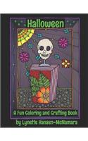 Halloween: A Fun Coloring and Crafting Book