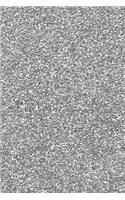 Silver Glitter Image Simulated Journal