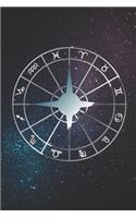 Zodiac Wheel Galaxy Journal