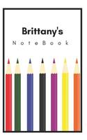 Brittany's Notebook: Personalized Writing Journal with Name