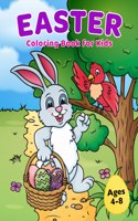 Easter Coloring Book for Kids Ages 4-8