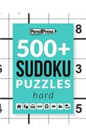 500+ Sudoku Puzzles Book Hard