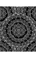 Bullet Journal Notebook Flower Mandala Pattern 1