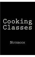 Cooking Classes: Notebook