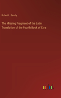 Missing Fragment of the Latin Translation of the Fourth Book of Ezra
