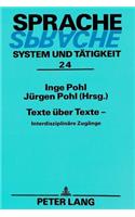 Texte Ueber Texte -