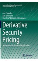 Derivative Security Pricing