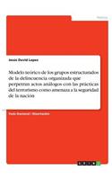 Modelo teórico de los grupos estructurados de la delincuencia organizada que perpetran actos análogos con las prácticas del terrorismo como amenaza a la seguridad de la nación