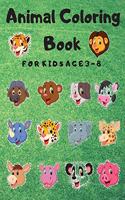 Animal Coloring Book FOR KIDS AGE 3-8