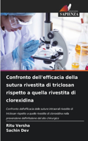 Confronto dell'efficacia della sutura rivestita di triclosan rispetto a quella rivestita di clorexidina