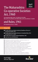 Snowwhite's The Maharashtra Co operative Societies Act , 1960 and Rules ,1961 - April 2024 Edition with Case law and Relevant Appendices