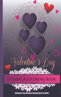 Valentine's Day Mandala Coloring Book for Adults