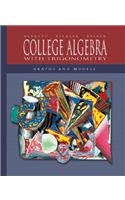 College Algebra with Trigonometry