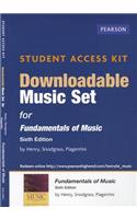 Download Music Access Card for Fundamentals of Music