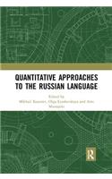 Quantitative Approaches to the Russian Language