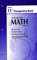 McDougal Littell Math Course 2: Transparency Book: Chapter 11 Course 2(McDougal Littell Math Course 2)