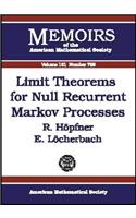 Limit Theorems for Null Recurrent Markov Processes