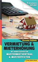 Vermietung & MieterhÃ¶hung: Mit AnwaltsgeprÃ¼ftem Mustermietvertrag & Mustertexten
