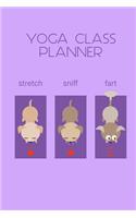 Three Dogs Doing Yoga Class Planner