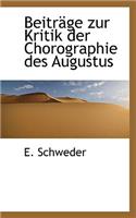 Beitr GE Zur Kritik Der Chorographie Des Augustus